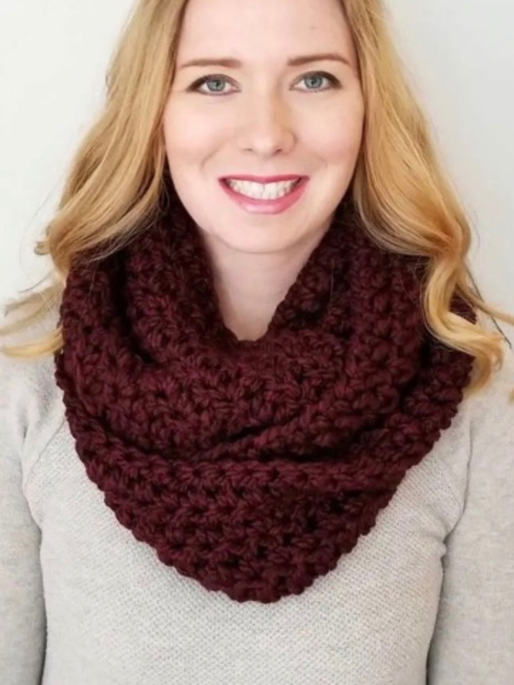 Wool Blend Infinity Scarf